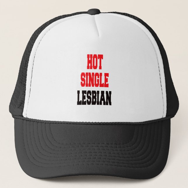 Casquette Hot Single Lesbian (Devant)