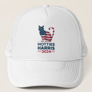 Casquette Hotties For Harris 2024 Cat Ladies Kamala Harris