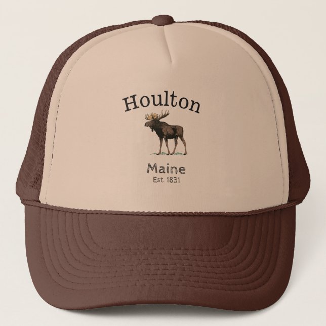 Casquette Houlton Maine Moose (Devant)