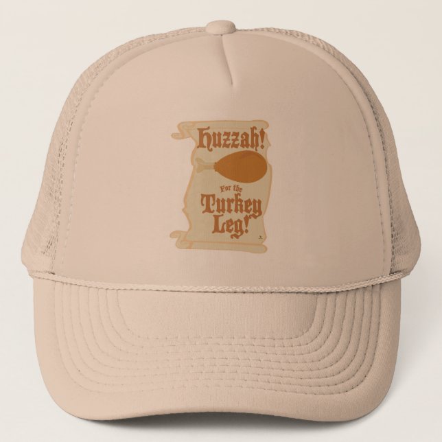 Casquette Hourra Jambe de Dinde Design de Repas Drôle (Devant)