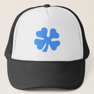 Casquette Housse à quatre feuilles - Bleu bébé