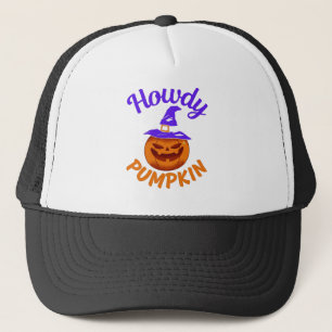 Casquette Howdy Citrouille Halloween