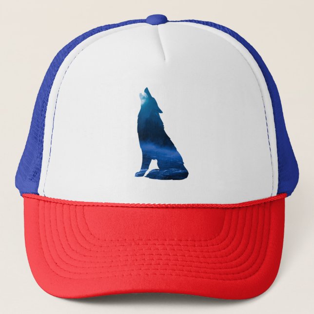 Casquette Howling Wolf for Wolf Lovers (Devant)