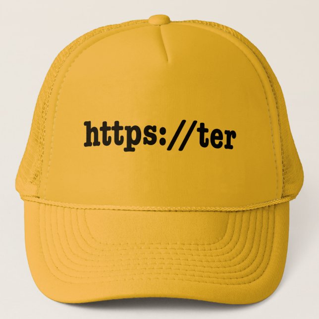 Casquette https://ter / code html (Devant)