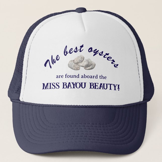 Casquette Huitre personnalisable de pêcheur (Devant)