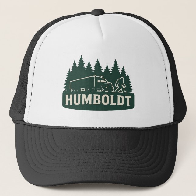 Casquette Humboldt Bigfoot Semi-Truck & Forest Silhouette  (Devant)