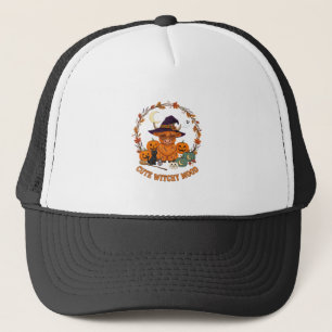 Casquette Humeur de sorcière mignonne Halloween Vache des Hi
