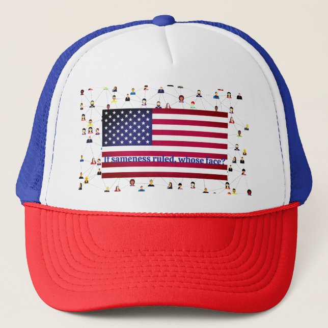 Casquette Humoristique Amusement Respecter la diversité  (Devant)
