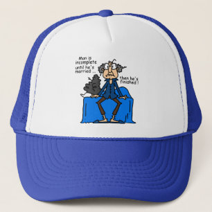 Casquette Humour alors fini inachevé de mariage
