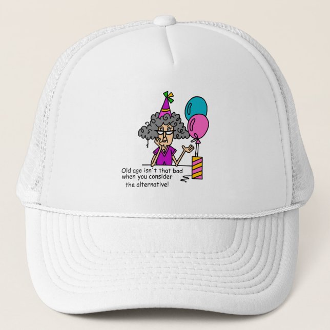 Casquette Humour alternatif d'anniversaire (Devant)