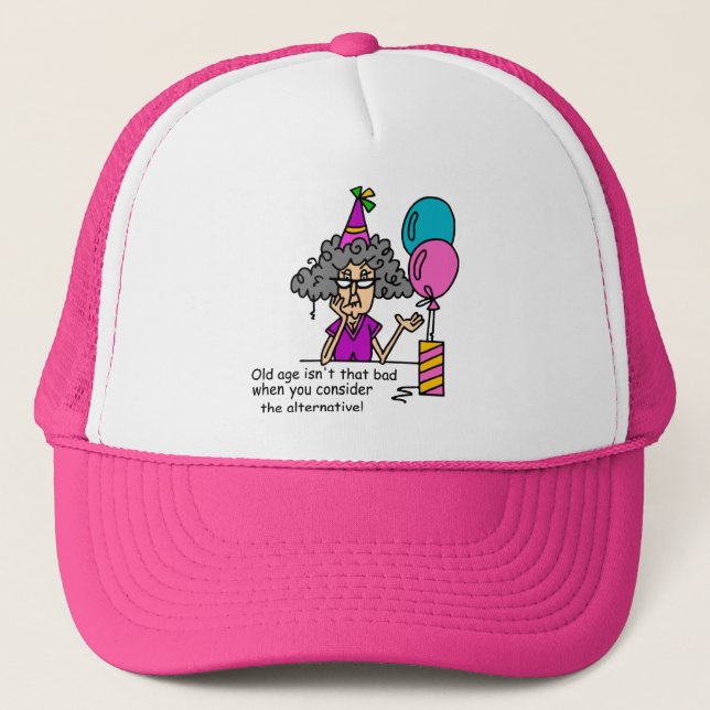 Casquette Humour alternatif d'anniversaire (Devant)