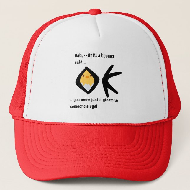 Casquette Humour Boomer Amusant (Devant)