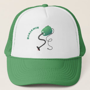 Casquette Humour de dessin animé de l'aspirateur mignon