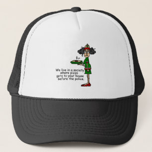 Casquette Humour de livraison de pizza