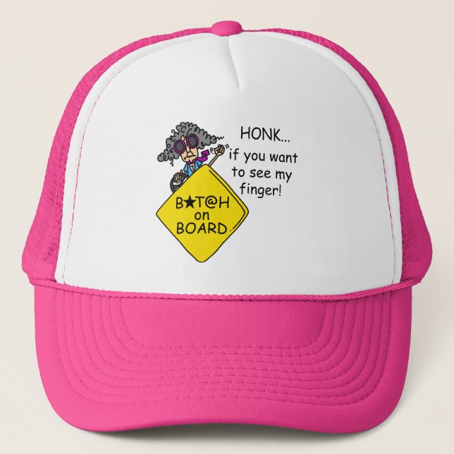 Casquette Humour de rage de route (Devant)
