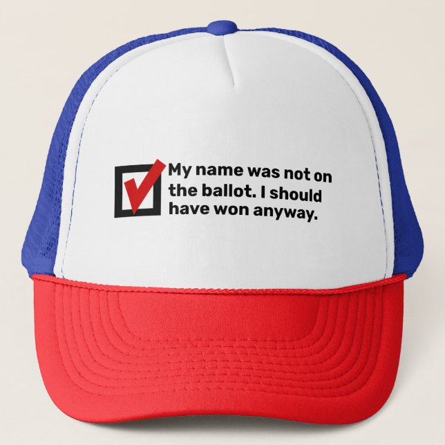 Casquette Humour des élections 2024 (Devant)
