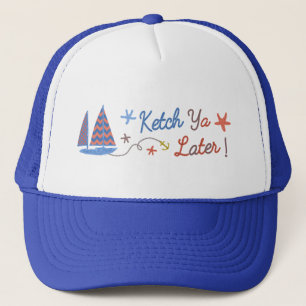 Casquette Humour nautique   Sailboat Ketch Pun