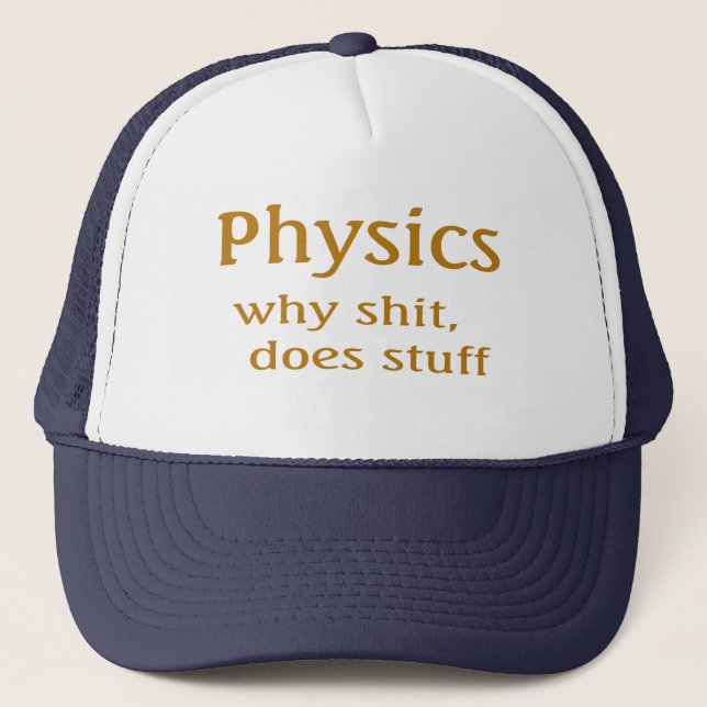 Casquette humour physique (Devant)