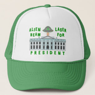 Casquette Humour politique amusant Poutre laser Alien