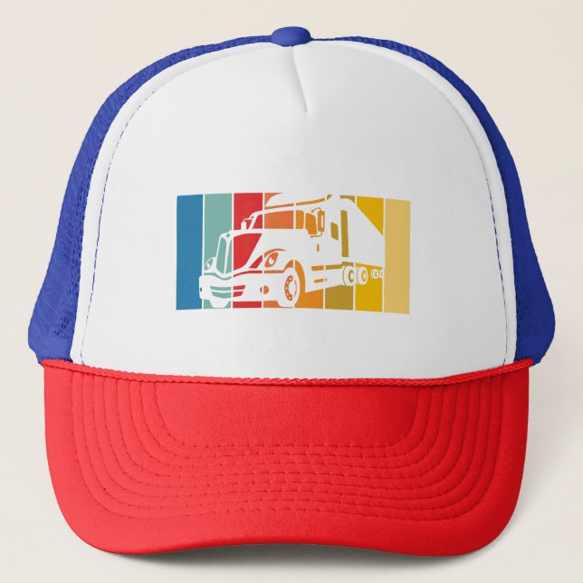 Casquette Husband Papa Trucker Legend Funny Truck (Devant)