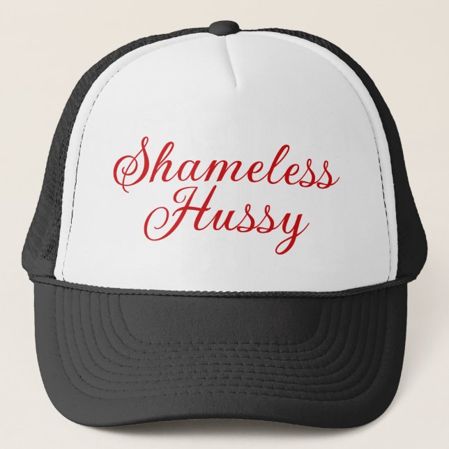 Casquette Hussy sans honte (Devant)