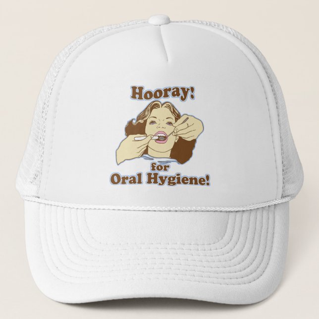 Casquette Hygiéniste dentaire drôle (Devant)