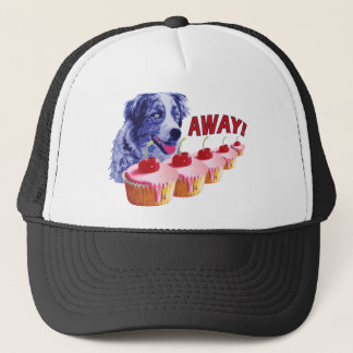 Casquette Hypnotisé - taches le chien de petit gâteau - loin