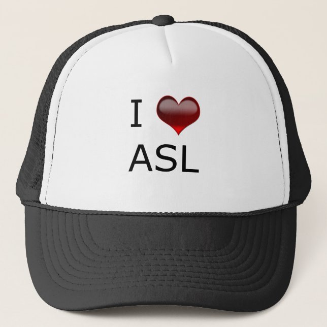 CASQUETTE I <3 ASL (Devant)