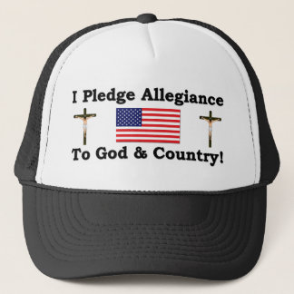Casquette I allégeance de Plege à Dieu et au pays