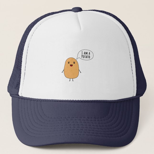 Casquette I am a potato (Devant)