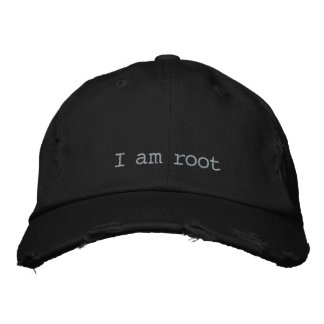 casquette 'I am root'