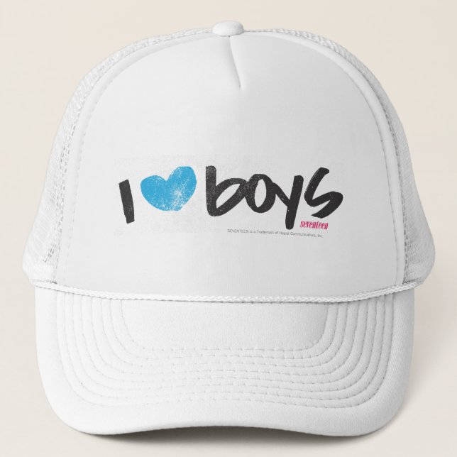 Casquette I Aqua de garçons de coeur (Devant)