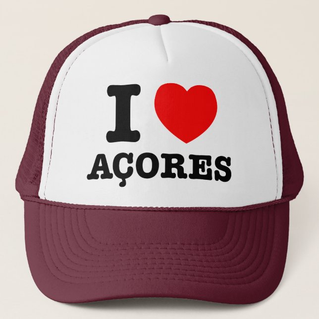 Casquette I coeur Acores (Devant)