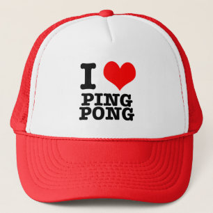 CASQUETTE I COEUR (AMOUR) PING PONG