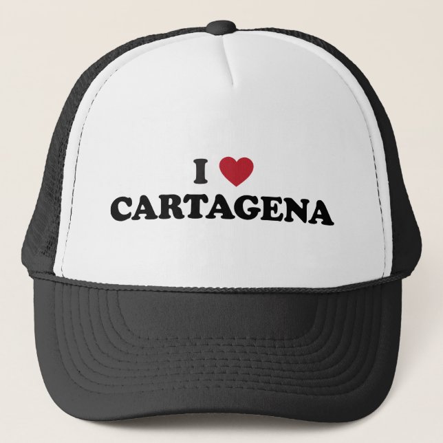 Casquette I coeur Carthagène Colombie (Devant)