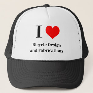 Casquette I coeur Conception et fabrication de bicyclettes