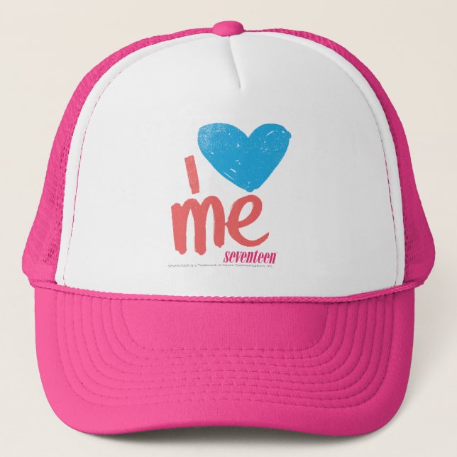 Casquette I coeur j'Aqua/rose (Devant)