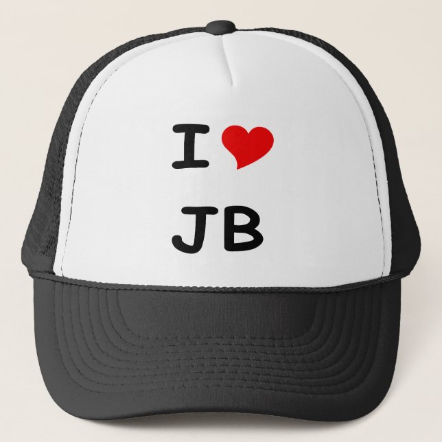 CASQUETTE I COEUR JB (Devant)