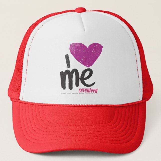 Casquette I coeur je pourpre (Devant)