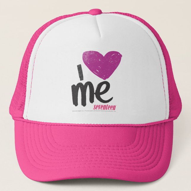 Casquette I coeur je pourpre (Devant)