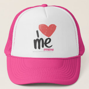 Casquette I coeur je rose