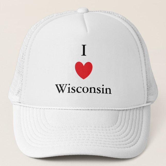 Casquette I coeur le Wisconsin (Devant)