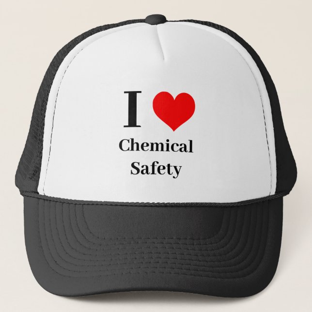 Casquette I coeur Sécurité chimique (Devant)