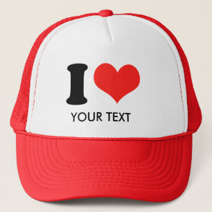 Casquette I COEUR (votre texte)