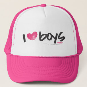 Casquette I garçons de coeur magenta