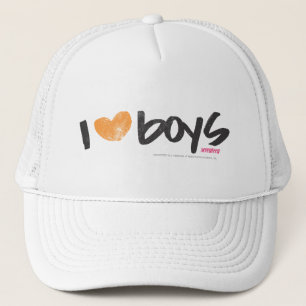 Casquette I garçons de coeur oranges