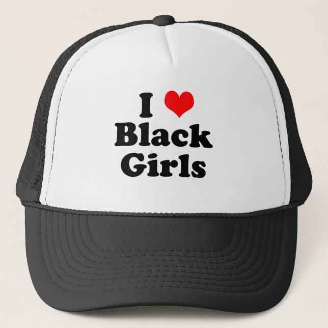 Casquette I Heart Black Girls (Devant)