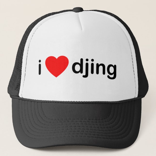 Casquette I Heart Djing (Devant)