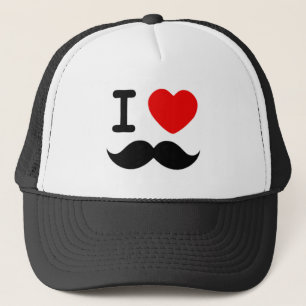 Casquette I heart / Lost Mustaches / Mustaches