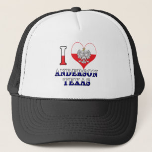 Casquette I Heart Love Anderson Texas